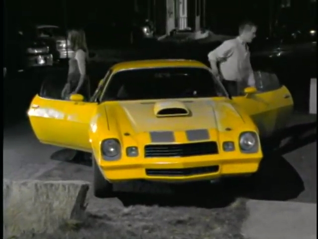 Photo of yellow Camaro used on the Forensic Files episode