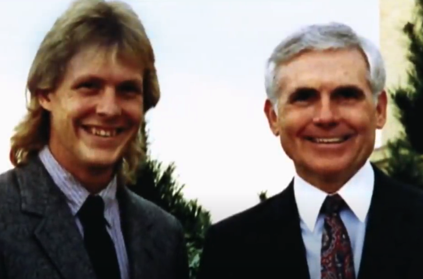Scott and Jim Dunn pictured together, both smiling
